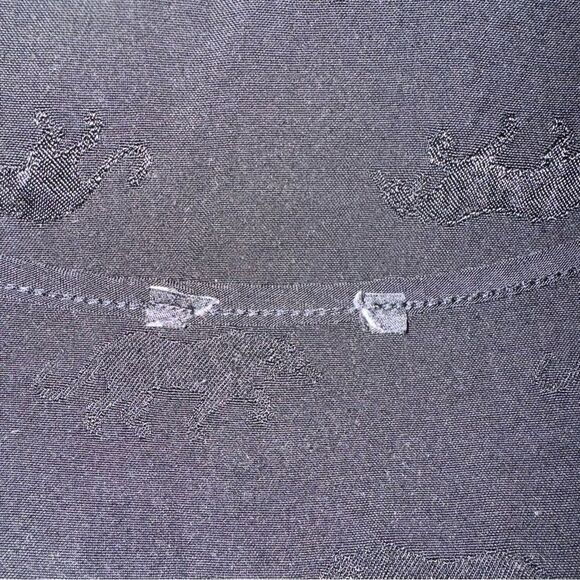 H&M Black Sleeveless Tank with Subtle Panther Pattern - Size M - Picture 8 of 8